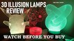 3d ILLUSION LAMP WORTH IT?  UNBOXING REVIEW WITH MARVEL  IRONMAN , POKEMON PIKACHU & OPTICAL DESIGN