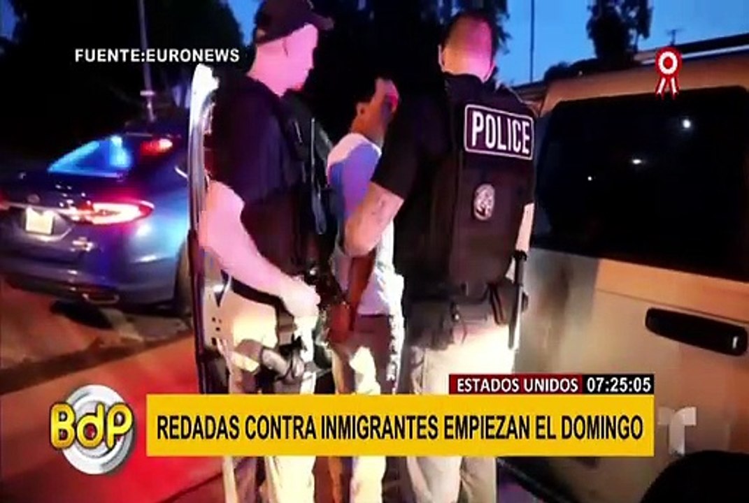 Estados Unidos inicia este domingo redadas cont...