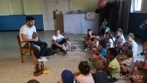 Nicolas de Koh-Lanta 2019 a rendu visite à des enfants dans un stage d'aventure à Auvelais