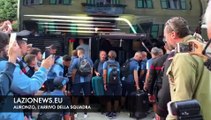 Auronzo, l'arrivo della Lazio