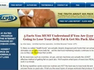 The Truth About Six Pack Abs Scam - The Complete Review