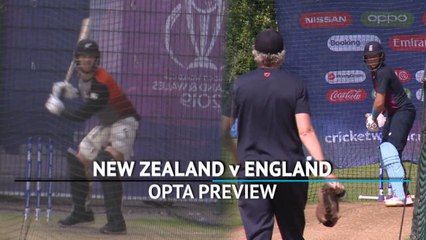 New Zealand v England - Opta preview
