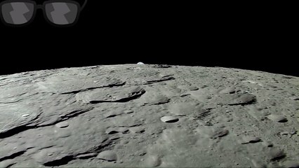 AY YORUNGESINDEKI UZAY ARACINDAN DUNYA BOYLE GORUNUYOR