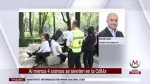 Sismos despiertan a habitantes de la CDMX: David León