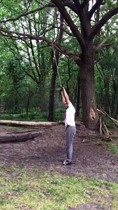 Broken Branch Can't Stop Back Flip