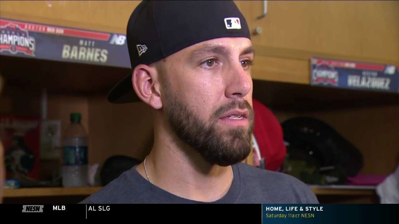Matt Barnes Discusses Series With Dodgers