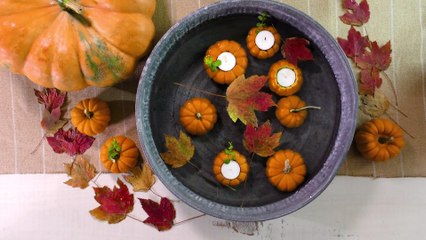 Pumpkin Votives