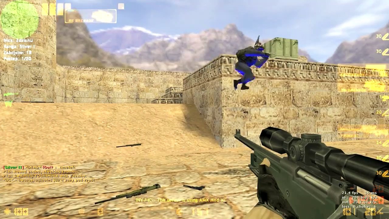 Zdzichu gra w "Counter-Strike 1.6" #9 (ONLY AWP MOD)