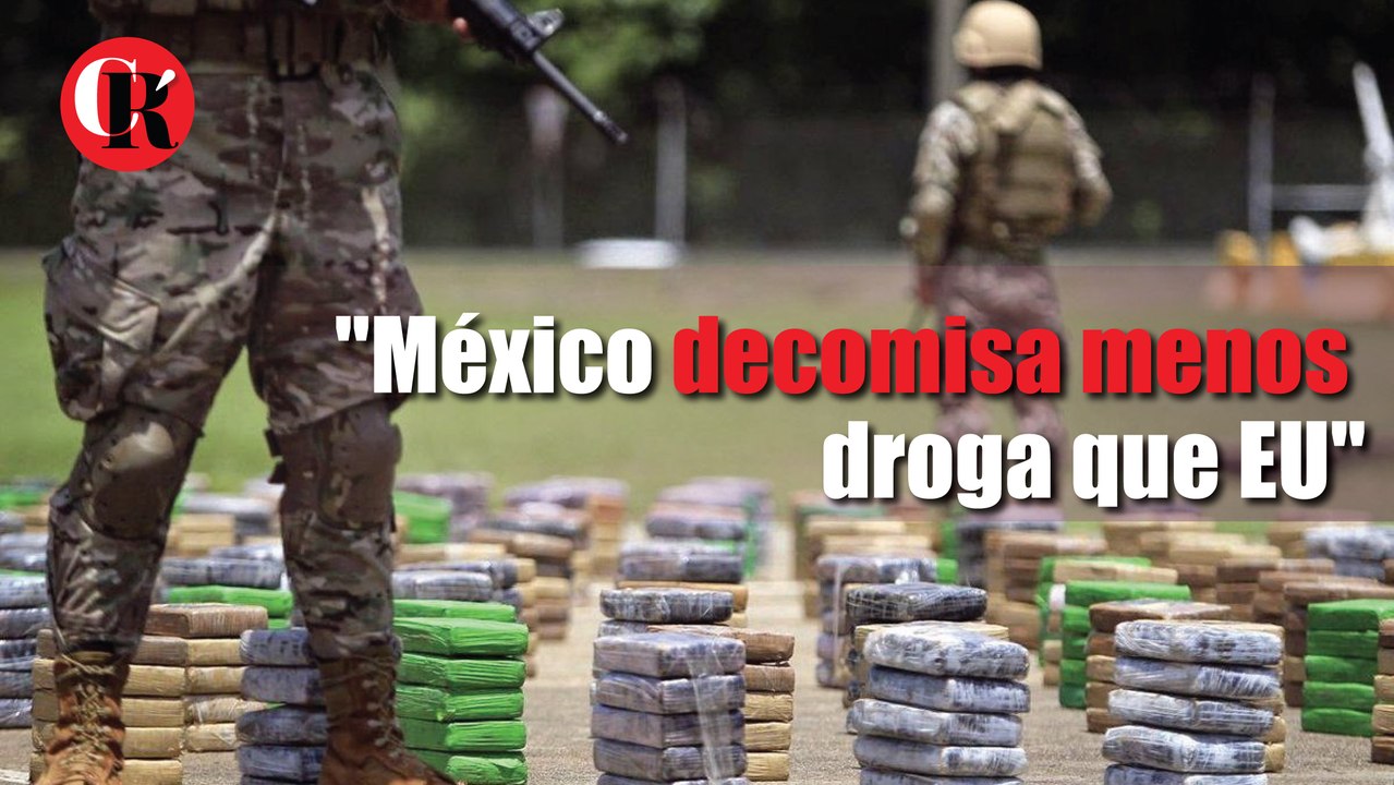 "México decomisa menos droga que EU"