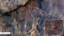 NASA Orbiter Spots A Bluish Speck On Mars