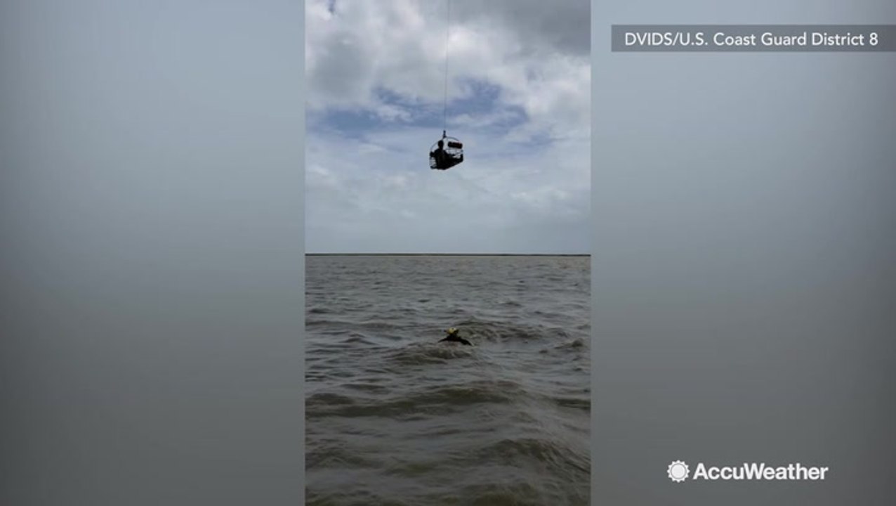 Coast Guard rescues two people stranded in Gulf of Mexico