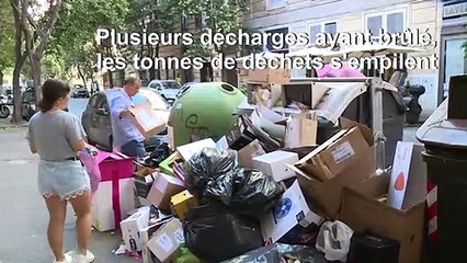 A Rome, les rues jonchées d'ordures font craindre une crise sanitaire