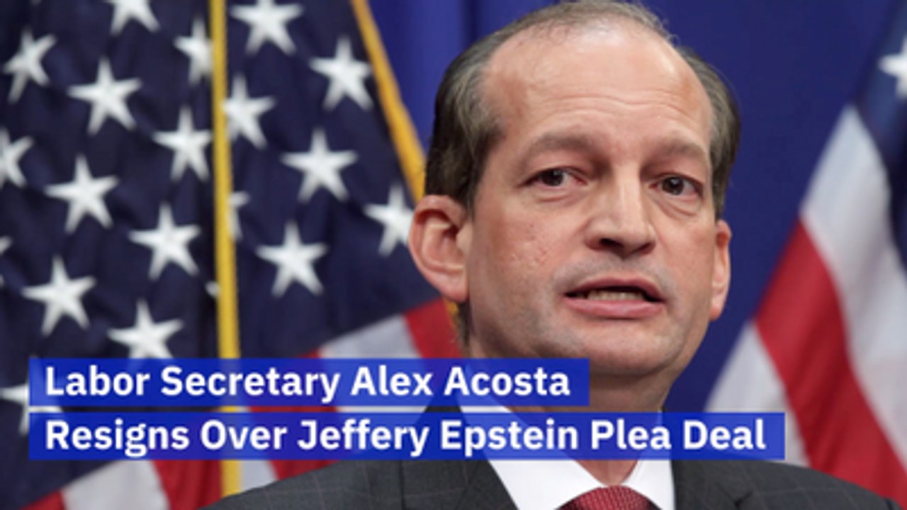 Labor Secretary Alex Acosta Steps Down