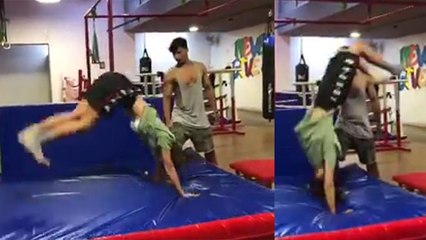 Disha Patani performs Back flip in latest video; FilmiBeat