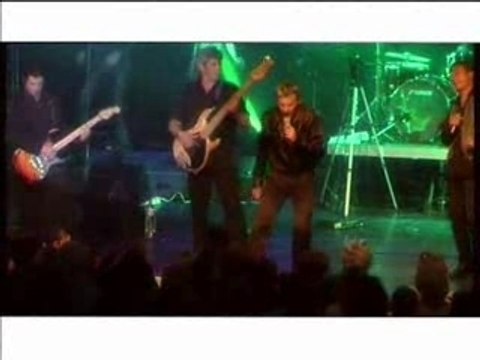 Johnny Vegas, sosie de M. Johnny Hallyday en concert Cannes