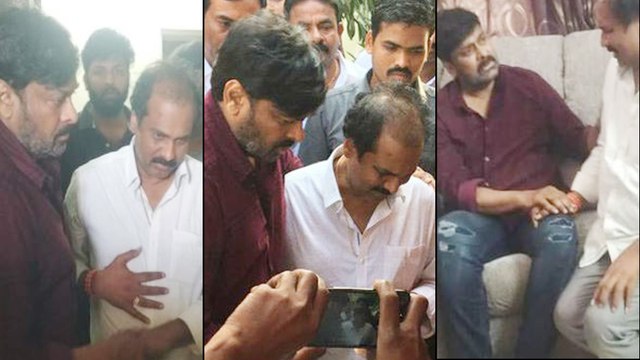 Chiranjeevi Consoles YSRCP Leader || Filmibeat Telugu