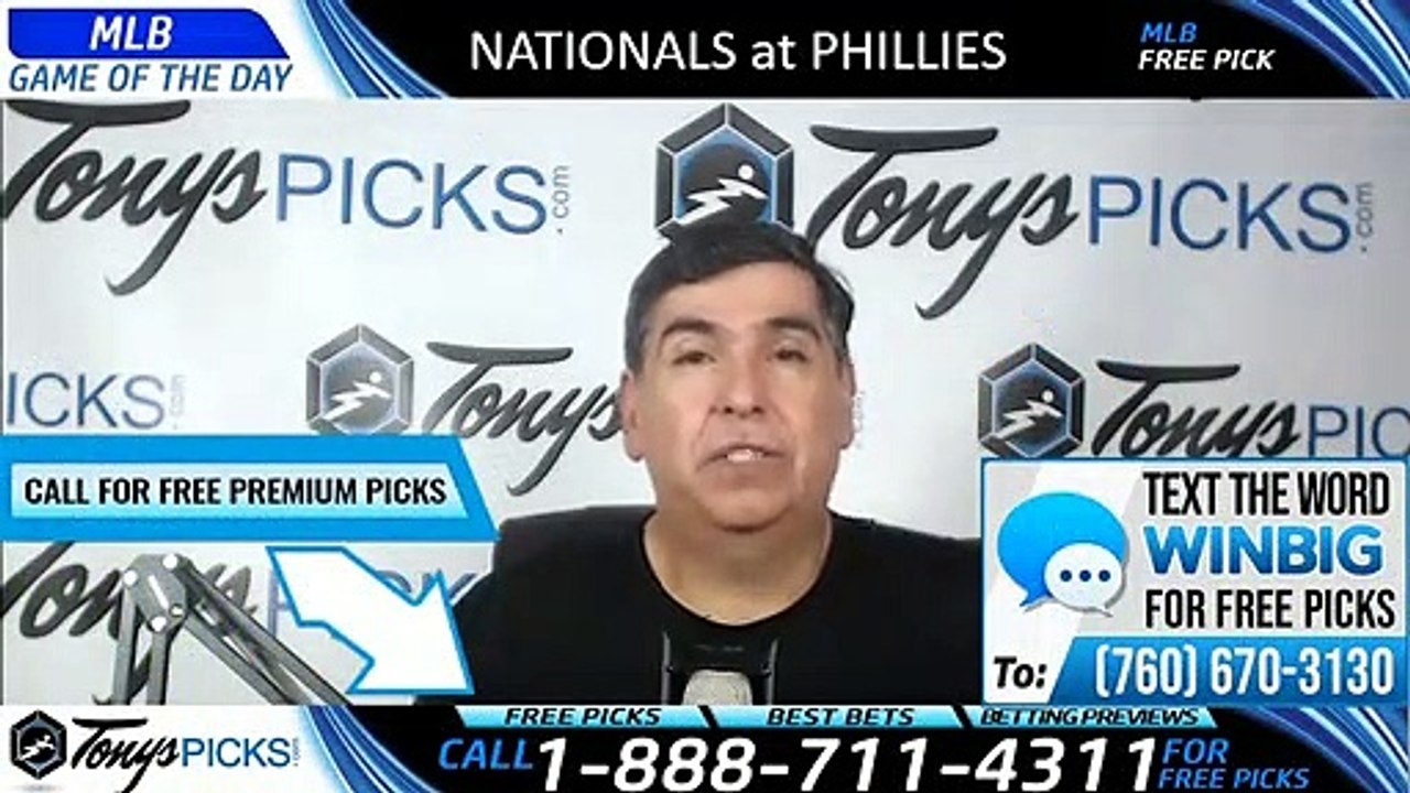 Nationals Phillies MLB Pick 7/13/2019