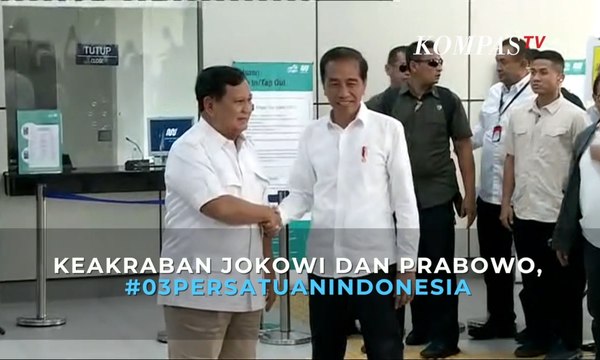 Bikin Adem, Jokowi dan Prabowo Bertemu Pertama Kali Usai Pilpres