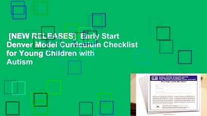 [NEW RELEASES]  Early Start Denver Model Curriculum Checklist for Young Children with Autism