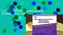 Lire en ligne Cardiovascular Nursing Secrets, 1e Pour ipad