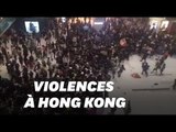 À Hong Kong, un centre commercial ravagé par les heurts entre policiers et manifestants