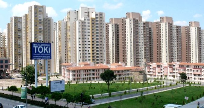 TOKİ, 267 konutu açık artırma ile satışa sundu