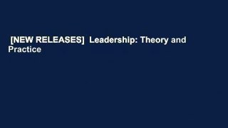 [NEW RELEASES]  Leadership: Theory and Practice