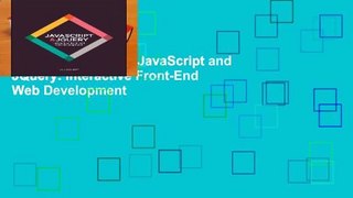 [NEW RELEASES]  JavaScript and JQuery: Interactive Front-End Web Development