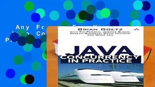 Any Format For Kindle  Java Concurrency in Practice by Brian Goetz