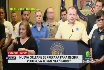 EEUU: declaran estado de emergencia por llegada de tormenta “Barry”