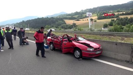 Bolu'da 2 ayrı kaza 2 ölü 7 yaralı -1