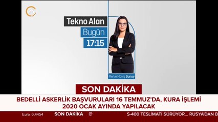 Tekno Alan bugün 17.15'te 24 TV'de