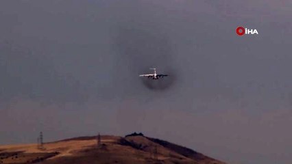 S-400 hava savunma sistemlerini getiren 4. uçak da geri dönmek için havalandı