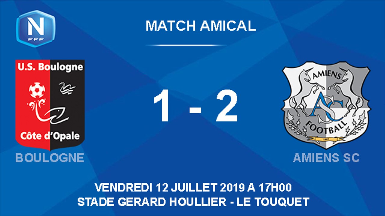 Résumé match amical USBCO - Amiens SC