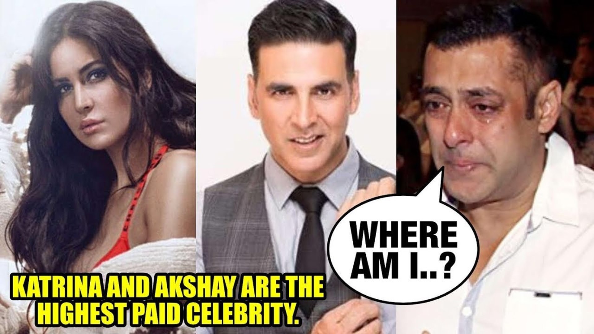⁣Katrina Kaif And Akshay Kumar NO1 Forbes rich celebrities list |Salman Khan POORER Then Before |