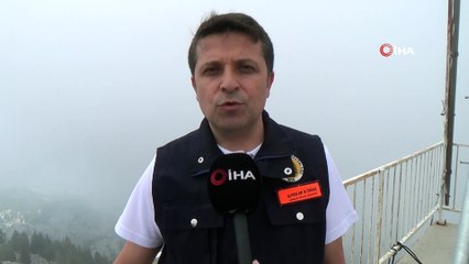 Kartal gözler ormanlara sahip çıkıyor...Tırıl Gözetleme Kulesi havadan görüntülendi