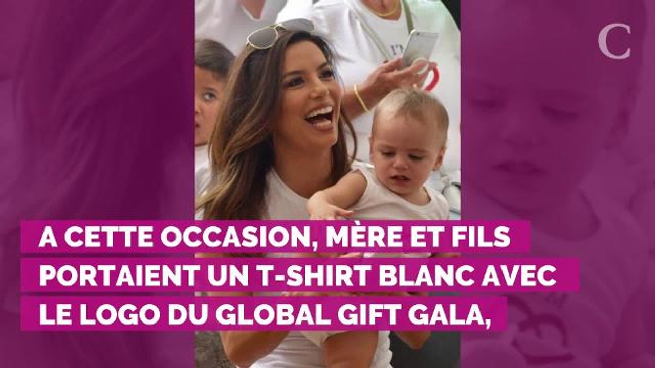 PHOTOS. Eva Longoria radieuse au Global Gift House avec son fi...