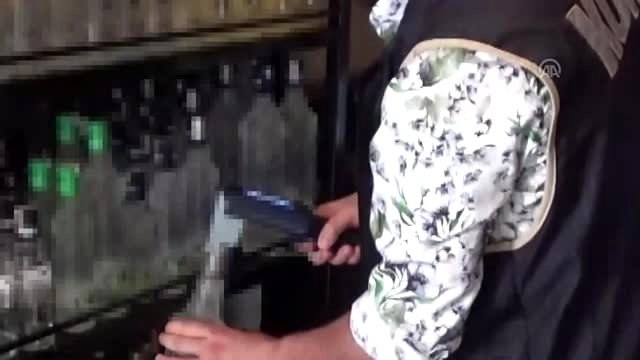 5 bin 170 şişe kaçak ve sahte alkollü içki ele geçirildi