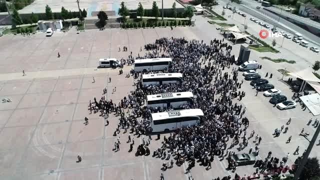 Karabük'te 185 hacı adayı kutsal topraklara uğurlandı.