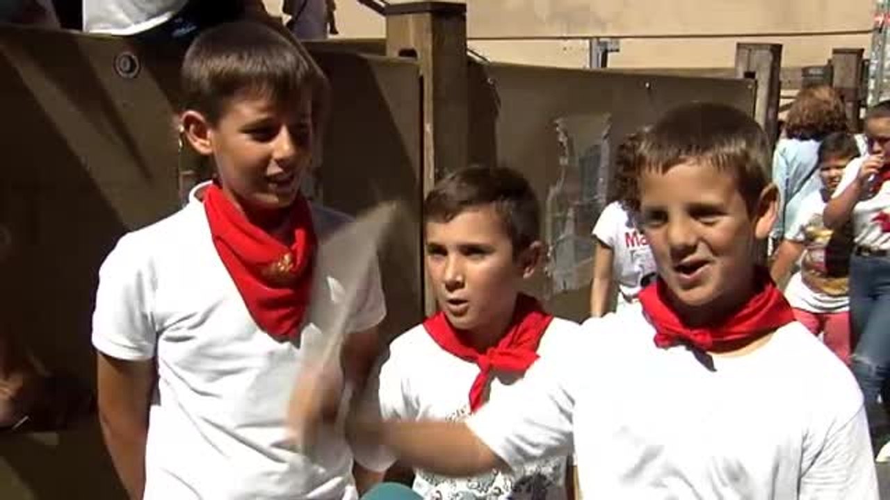 San Fermín: encierros para los peques
