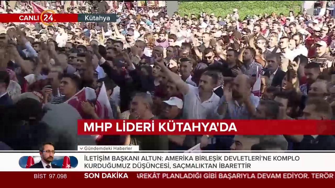 MHP Genel Başkanı Devlet Bahçeli Kütahya'da