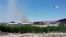 Isparta Kara Havacılık Okulu’nda yine yangın çıktı