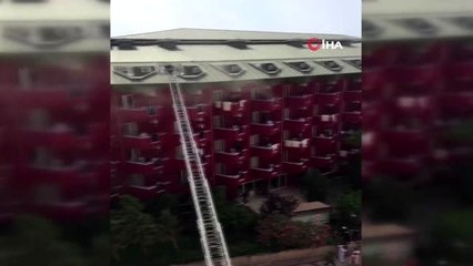 Alanya'da otel yangını