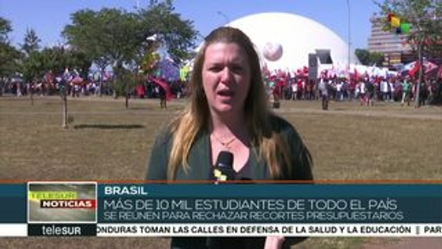 Brasil: estudiantes movilizados contra políticas neoliberales del gob.