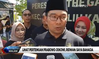 Lihat Pertemuan Prabowo-Jokowi, Ridwan Kamil: Saya Bahagia