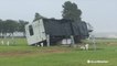 Wow! Barry produced winds so strong it flipped over this RV