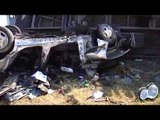 RTV Ora - Aksident i frikshëm në Lushnje, përmbysen makina dhe kamioni pas përplasjes kokë më kokë