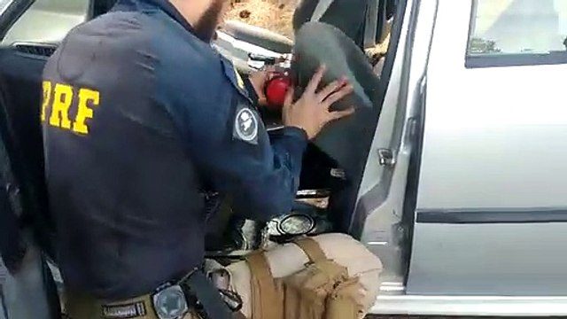 PRF apreende 79 quilos de maconha em fundo falso de veículo na BR-277, em Laranjeiras do Sul