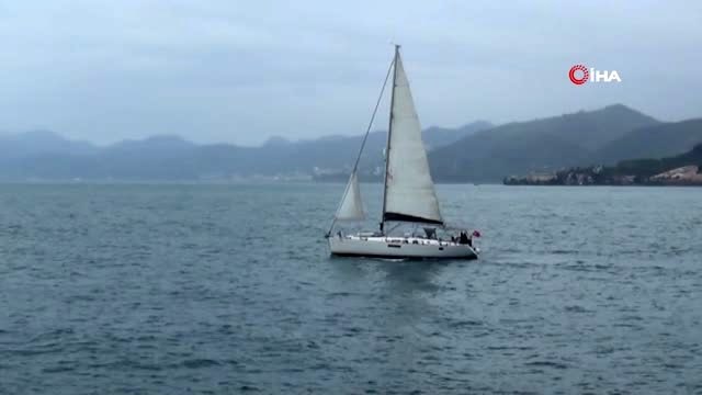 Herkül için yola çıkan yatçılar, Giresun adasına ulaştılar