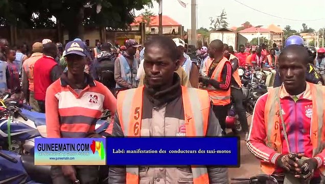 Labé : marche pacifique de protestation contre les assassinats ciblés des conducteurs de taxi-motos